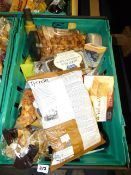 *Basket containing Assorted Nuts - Dried Snacks - Curry Mix - Ciders etc
