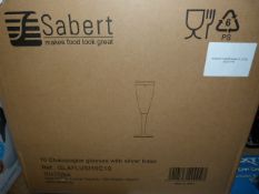 *MOZAIK CHAMPAGNE FLUTES