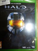 *XBOX 1 GAME HALO CERTIFICATE 16