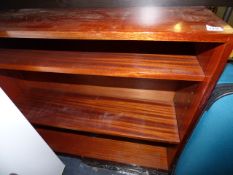 Mahogany Open Fronted Bookcase