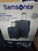 *SAMSONITE 3PC SPINNER LUGGAGE SET BLUE