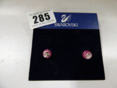 *PAIR OF SWAROVSKI EARRINGS