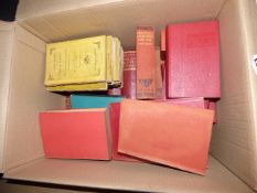 Box containing Assorted Hard Back Books