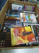 Box containing Assorted DVD's