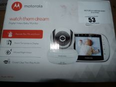 *MOTOROLA MBP36S BABY VIDEO MONITOR