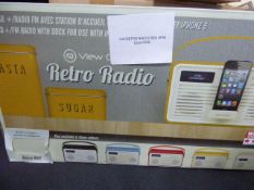 *V/Q RETRO RADIO RED 8PIN