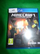 *PS4 GAME MINECRAFT CERTIFICATE 7