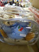 2 Cherry Pit Bear Gift Sets - Blue