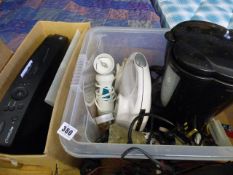 Sky Digi Box & Box containing Kitchenalia