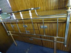 Brass and Ceramic Double Head Board