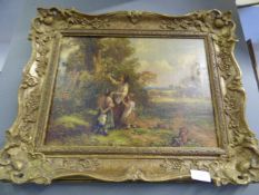 Gilt Framed Oil on Canvas