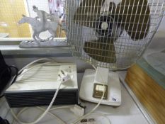 Desk Top Fan and Philips Heater