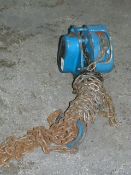 *W M Hackett UK 1 Tonne Chain Block 3m Drop