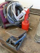 *Pneumatic Pop Riveter and Box of Drill Bits