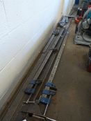 *4 Sash Clamps - Straight Edge - 2 T Squares and Pair of Stillsons