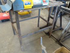 *Engineers Work Bench with Plate Steel Top
