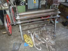 *Set of Sheet Metal Work Rollers 1250 x 100