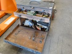 *Wood Tool Box containing Assorted Hand Tools etc