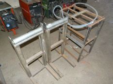 *Pair of Feed Rollers & Metal Stand