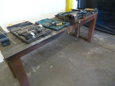 *Engineers Work Bench Fitted with Record Number 35 Engineers Vice