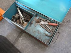 *Steel Tool Box containing Assorted Engineers Hand Tools etc