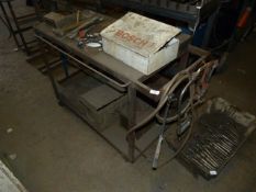 *Trolley Containing Assorted Engineers Tools