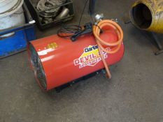 *Clarke Devil 850 Propane Electric Space Heater