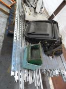 *Pallet Containing Galvanized Cable Tray & Chipboard Shelving