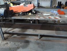 *Engineers Work Bench Fitted with Engineers Vice