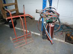 *2 Oxyacetylene Barrows and 1 Set of Pipes and Gauges