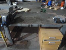 *Engineers Work Bench Fitted with Quick Release Engineers Vice