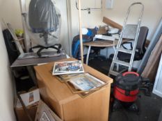 *Contents of office which includes circular meeting table, stationery cabinets, office sundries, new