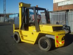 *Cat V100D, Diesel forklift, 5000 kg, 3.7 mtr lift height, Twin front wheels