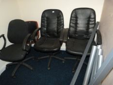 *Contents of Store Room Which Includes 2 Office Chairs and 2 High Back Executive Swivel Chairs