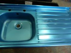 *1000x500 Stainless Steel Single Bowl Sink with Left Hand Drainer