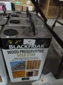 *4 x 5L Blackfriar Gold Star Wood Preservative - Green