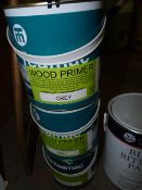 *3 x 2.5L Grey Wood Primer