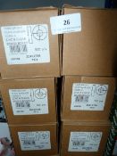 *8 Boxes containing 500 Zinc and Clear 10mm Bright Plain Washers