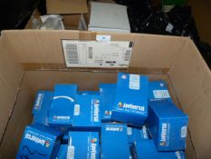 *Box containing 9 x 18 Grey Plastic Cable Clips for 10 & 16mm T & E