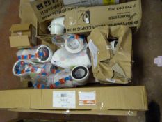 *Mixed Pallet Containing Flue Fittings, Toilet Connectors, Closed Coupled WC etc