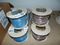 *3 x 100m of 6491 x 1.5 Blue and 3 x 100m of 6491 x 1.5 Brown