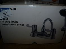 *Plumsure Amber Chrome Finish Bath and Shower Mixer