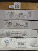 *4 Swirl and 1 Shaped Toilet Seat