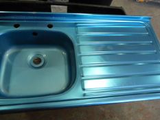 *1000x500 Stainless Steel Single Bowl Sink with Left Hand Drainer