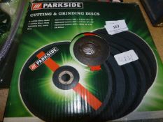 Parkside Cutting and Grinding Disk Set - 6 Pieces