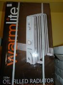 Warmlite 1500W Oil Filled Radiator New and Boxed
