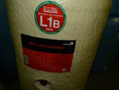 *900 x 450 Copper Cylinder with Integral Header Tank