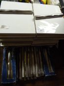 White Ceramic Tiles with Brushed Chrome Boarder Tiles