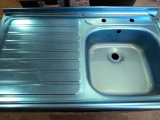 *Leisure 10 18 Stainless Steel Kitchen Sink 1000x600mm