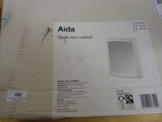 *Aida Single Door Mirrored Cabinet